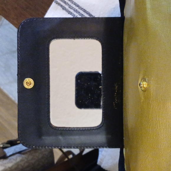 Authentic Gianni Versace Flower Leopard Vanity Hand Bag PVC Leathet - Picture 16 of 16